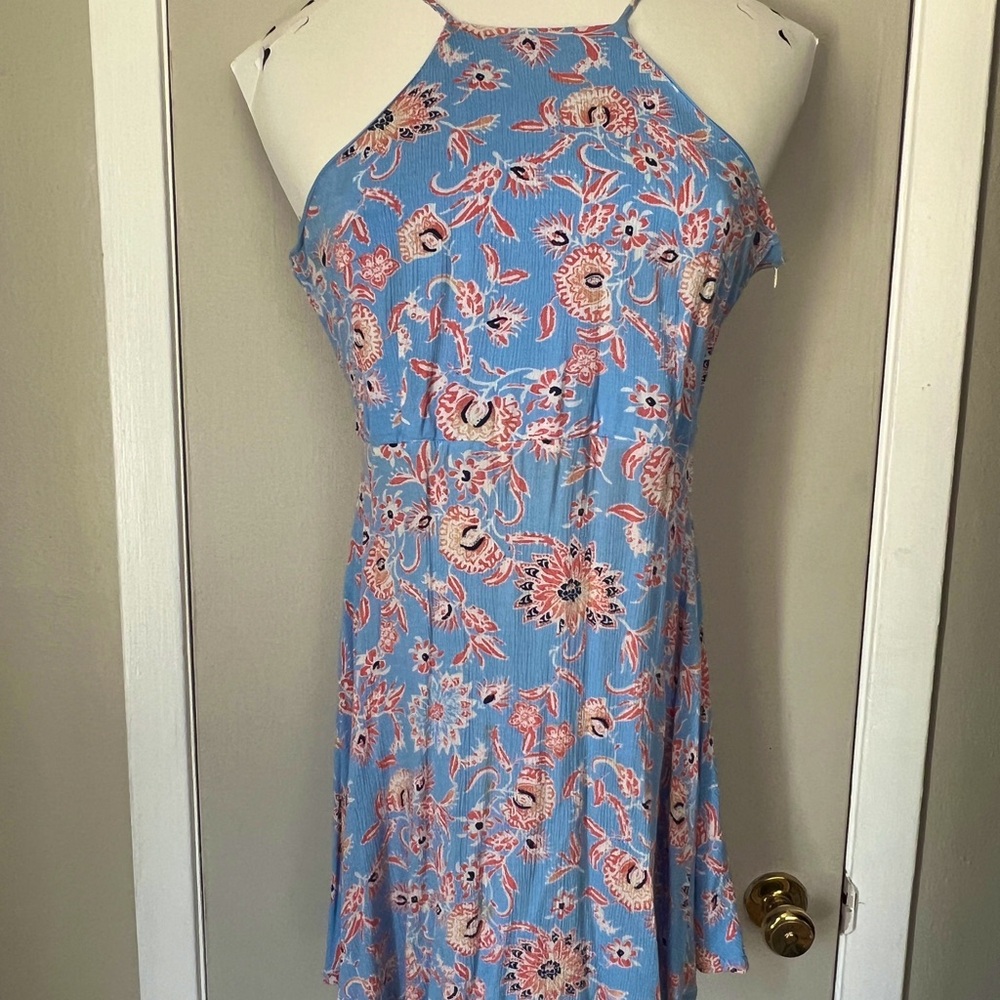 Mahina Blue Floral Summer dress